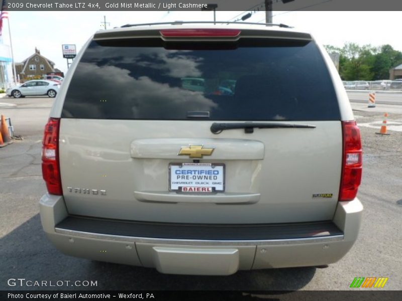 Gold Mist Metallic / Light Cashmere 2009 Chevrolet Tahoe LTZ 4x4
