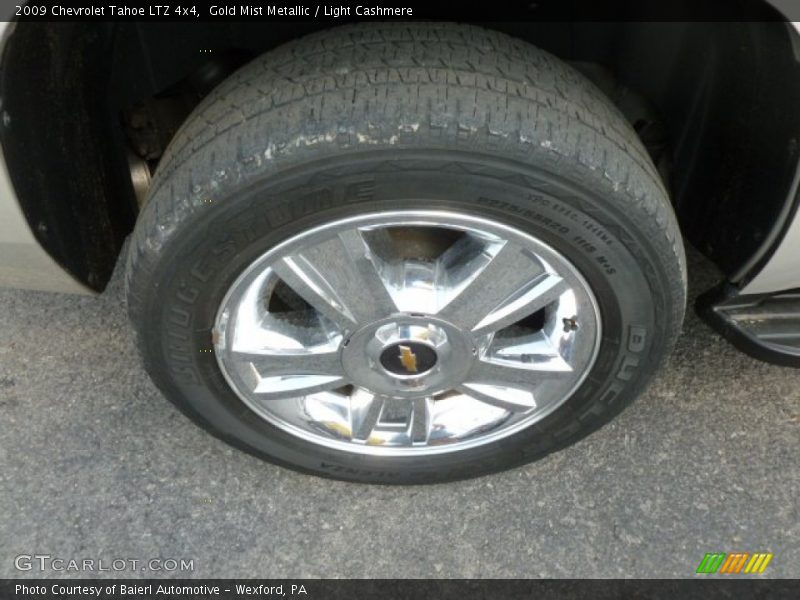 Gold Mist Metallic / Light Cashmere 2009 Chevrolet Tahoe LTZ 4x4