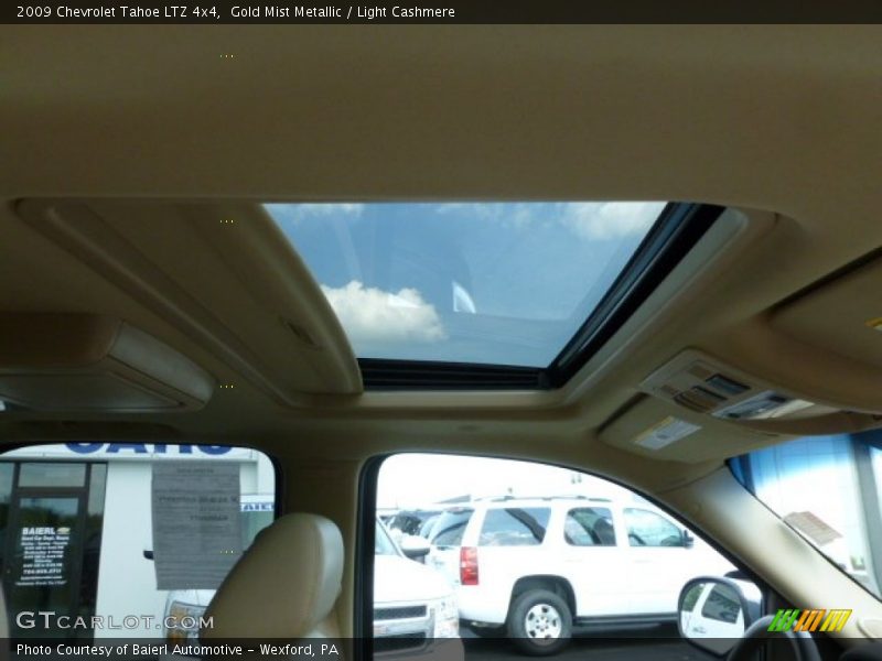 Gold Mist Metallic / Light Cashmere 2009 Chevrolet Tahoe LTZ 4x4