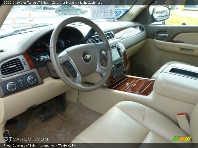 Gold Mist Metallic / Light Cashmere 2009 Chevrolet Tahoe LTZ 4x4