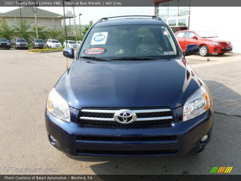 Nautical Blue Metallic / Ash Gray 2007 Toyota RAV4 Limited 4WD