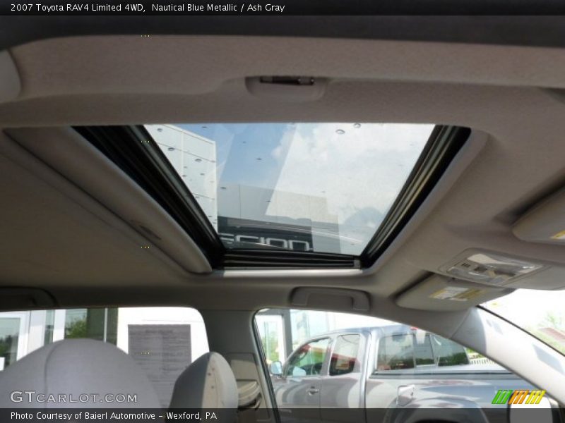 Nautical Blue Metallic / Ash Gray 2007 Toyota RAV4 Limited 4WD