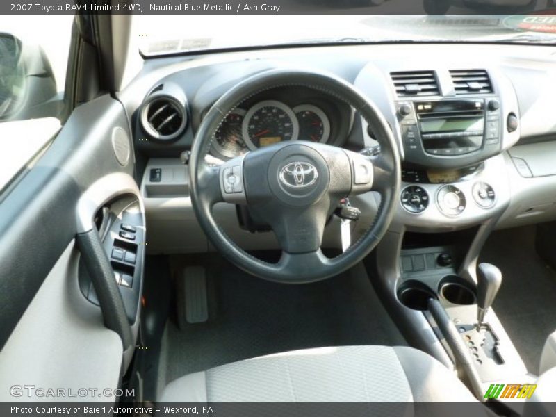 Nautical Blue Metallic / Ash Gray 2007 Toyota RAV4 Limited 4WD