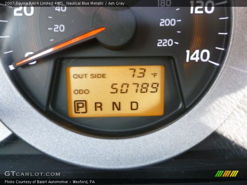 Nautical Blue Metallic / Ash Gray 2007 Toyota RAV4 Limited 4WD
