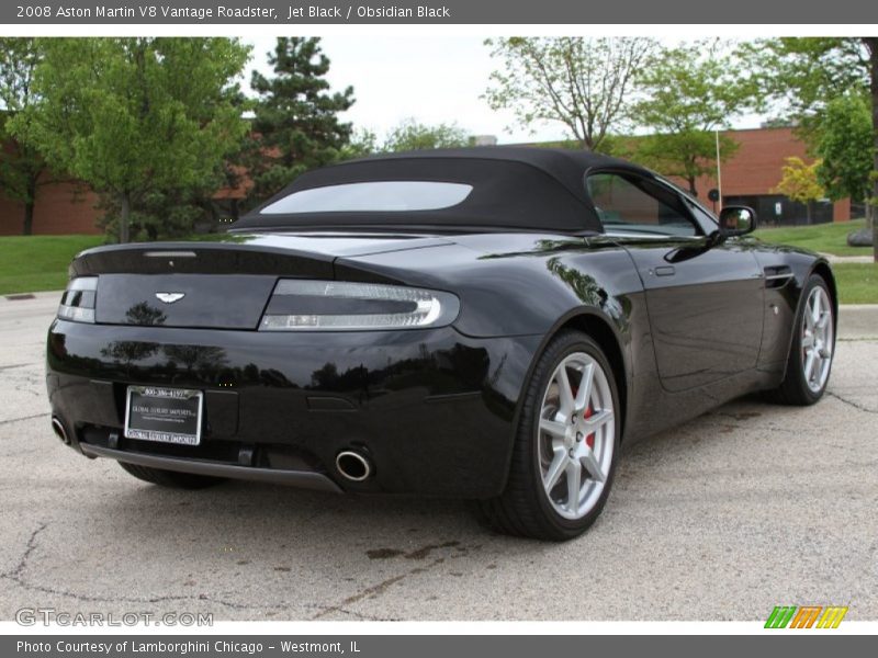 Jet Black / Obsidian Black 2008 Aston Martin V8 Vantage Roadster