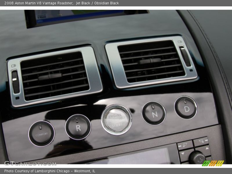 Controls of 2008 V8 Vantage Roadster