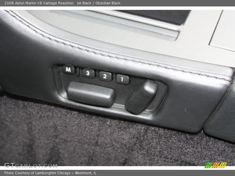 Controls of 2008 V8 Vantage Roadster