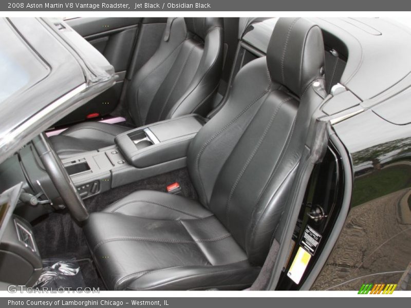 Front Seat of 2008 V8 Vantage Roadster