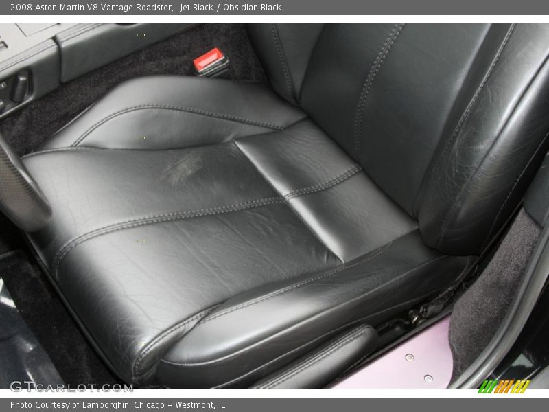 Jet Black / Obsidian Black 2008 Aston Martin V8 Vantage Roadster
