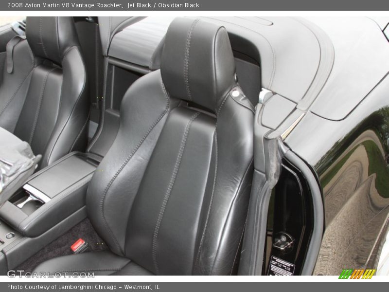 Jet Black / Obsidian Black 2008 Aston Martin V8 Vantage Roadster