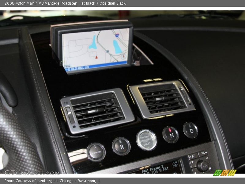 Jet Black / Obsidian Black 2008 Aston Martin V8 Vantage Roadster