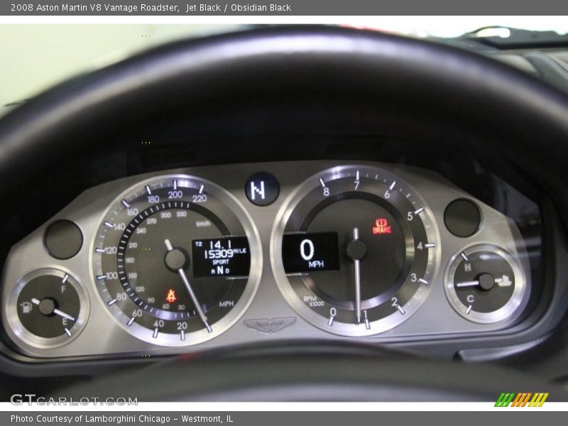  2008 V8 Vantage Roadster Roadster Gauges