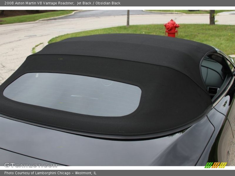 Jet Black / Obsidian Black 2008 Aston Martin V8 Vantage Roadster