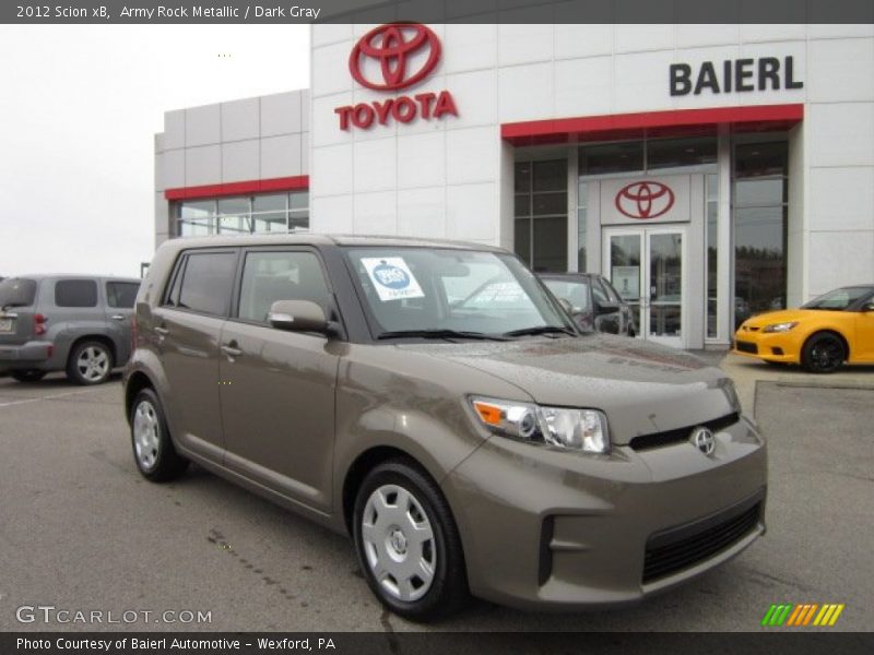 Army Rock Metallic / Dark Gray 2012 Scion xB