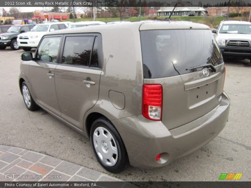 Army Rock Metallic / Dark Gray 2012 Scion xB