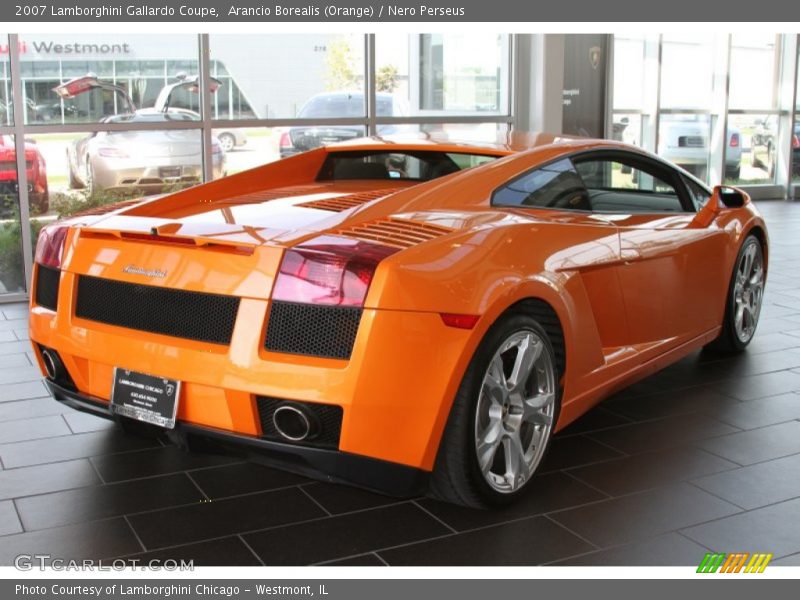 Arancio Borealis (Orange) / Nero Perseus 2007 Lamborghini Gallardo Coupe