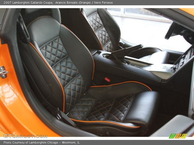 Arancio Borealis (Orange) / Nero Perseus 2007 Lamborghini Gallardo Coupe