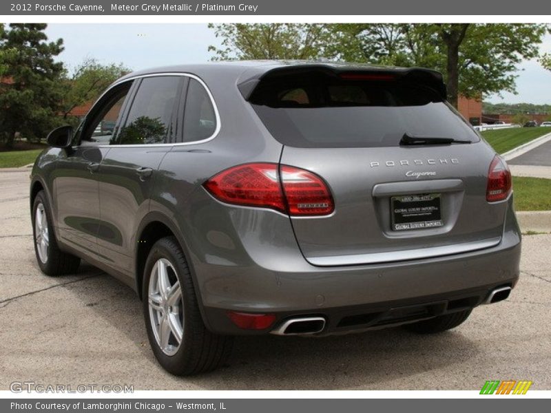 Meteor Grey Metallic / Platinum Grey 2012 Porsche Cayenne