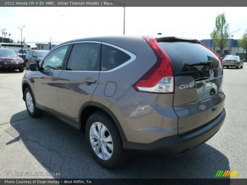 Urban Titanium Metallic / Black 2012 Honda CR-V EX 4WD