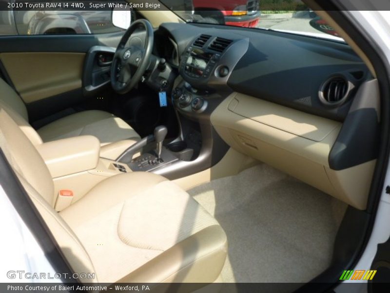 Super White / Sand Beige 2010 Toyota RAV4 I4 4WD