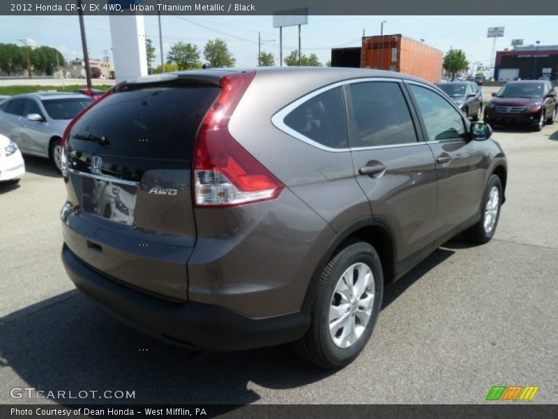 Urban Titanium Metallic / Black 2012 Honda CR-V EX 4WD