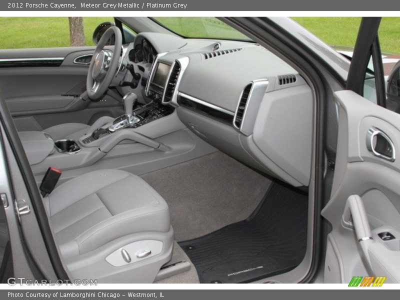 Meteor Grey Metallic / Platinum Grey 2012 Porsche Cayenne