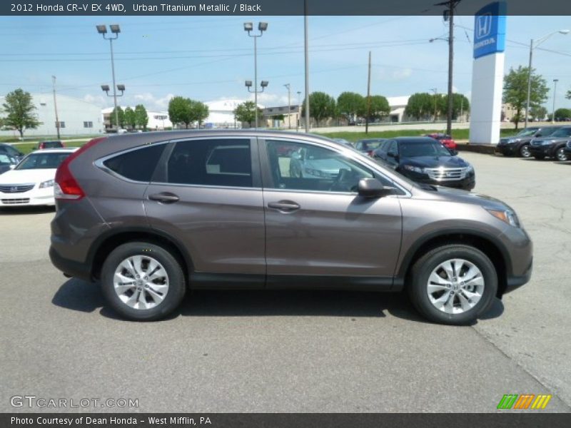 Urban Titanium Metallic / Black 2012 Honda CR-V EX 4WD