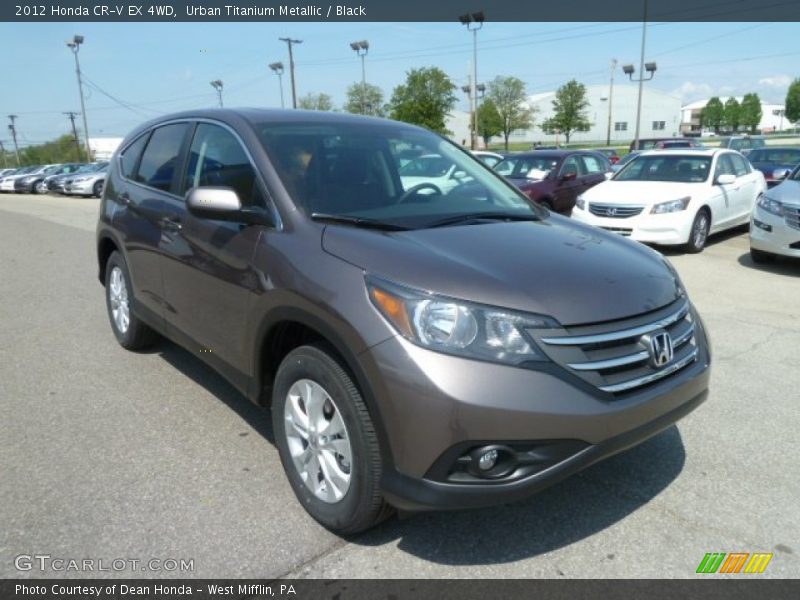 Urban Titanium Metallic / Black 2012 Honda CR-V EX 4WD