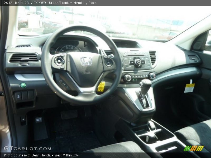 Urban Titanium Metallic / Black 2012 Honda CR-V EX 4WD