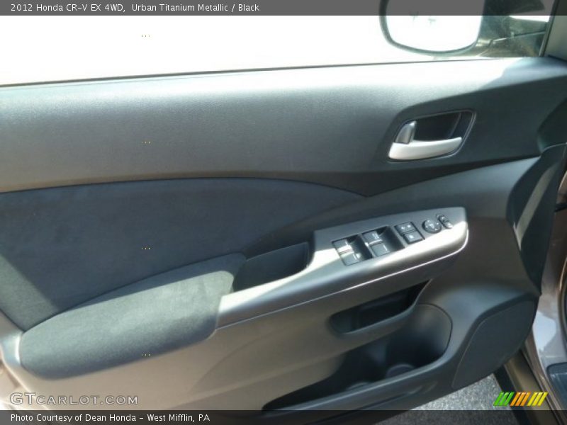 Urban Titanium Metallic / Black 2012 Honda CR-V EX 4WD