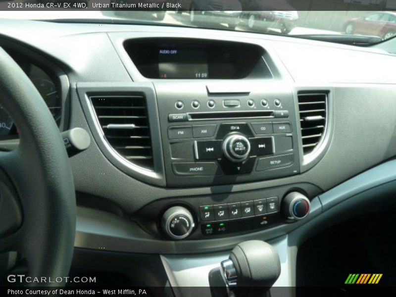Urban Titanium Metallic / Black 2012 Honda CR-V EX 4WD