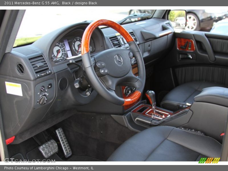  2011 G 55 AMG designo Black Interior