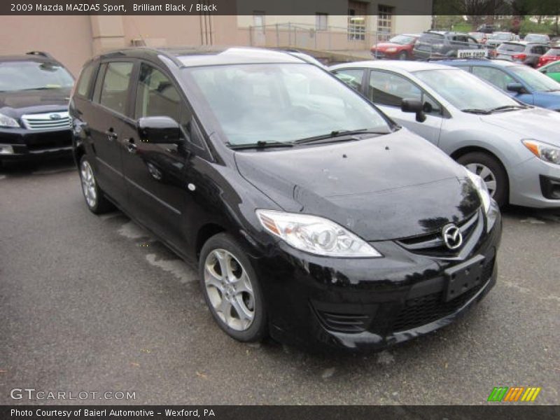 Brilliant Black / Black 2009 Mazda MAZDA5 Sport