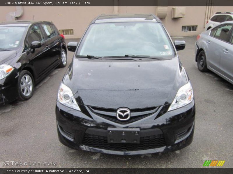 Brilliant Black / Black 2009 Mazda MAZDA5 Sport