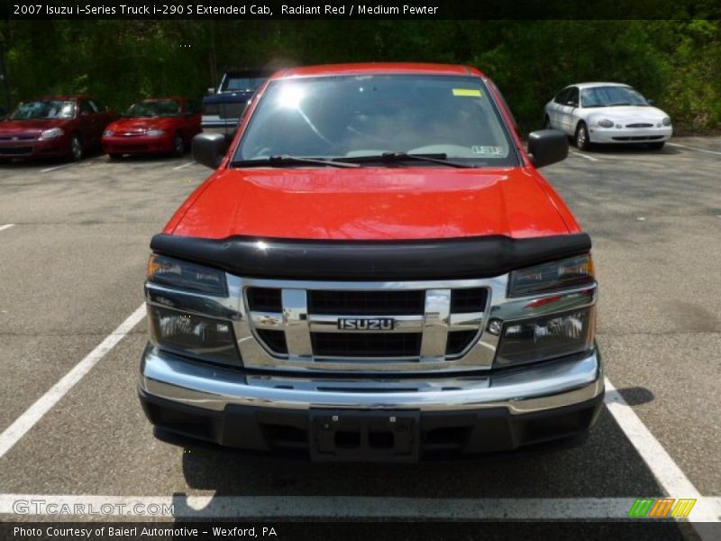 Radiant Red / Medium Pewter 2007 Isuzu i-Series Truck i-290 S Extended Cab