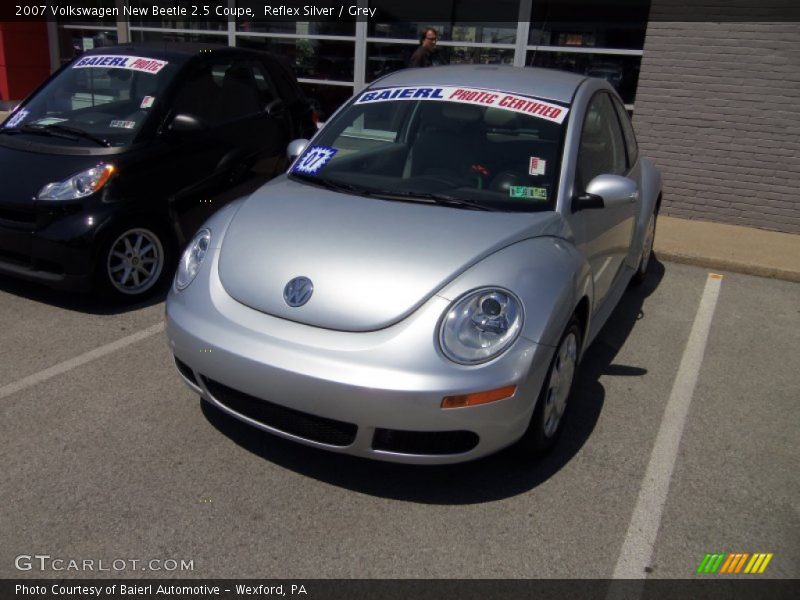Reflex Silver / Grey 2007 Volkswagen New Beetle 2.5 Coupe