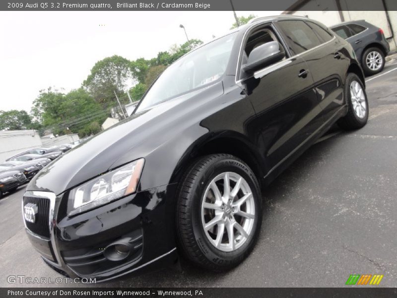Brilliant Black / Cardamom Beige 2009 Audi Q5 3.2 Premium quattro
