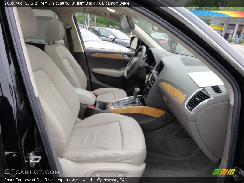 Brilliant Black / Cardamom Beige 2009 Audi Q5 3.2 Premium quattro