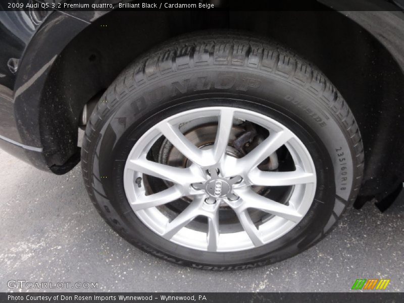 Brilliant Black / Cardamom Beige 2009 Audi Q5 3.2 Premium quattro