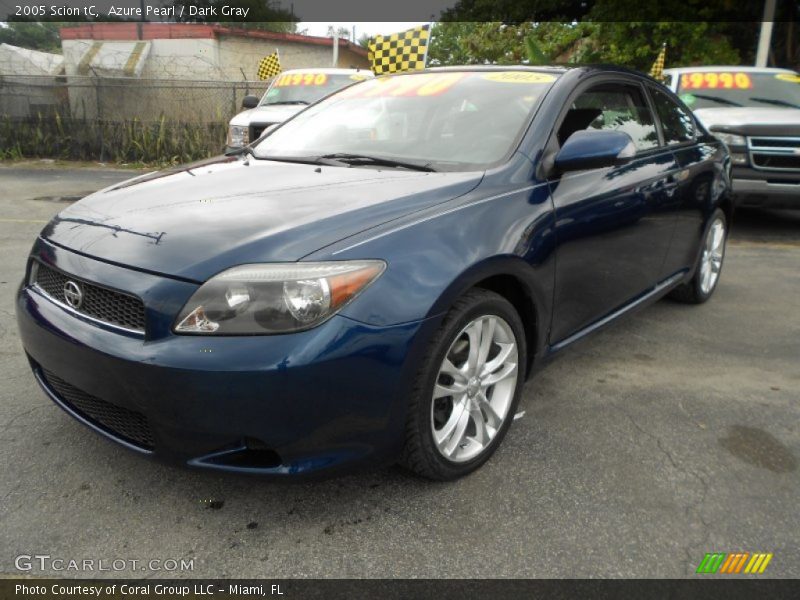 Azure Pearl / Dark Gray 2005 Scion tC