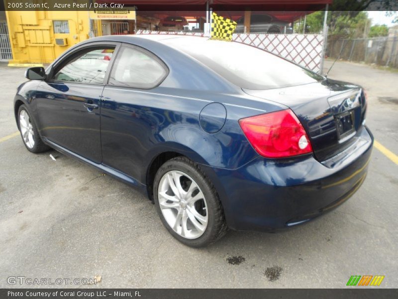 Azure Pearl / Dark Gray 2005 Scion tC