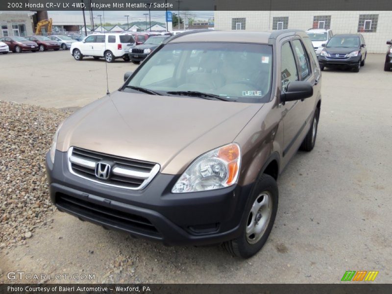 Mojave Mist Metallic / Saddle 2002 Honda CR-V LX 4WD