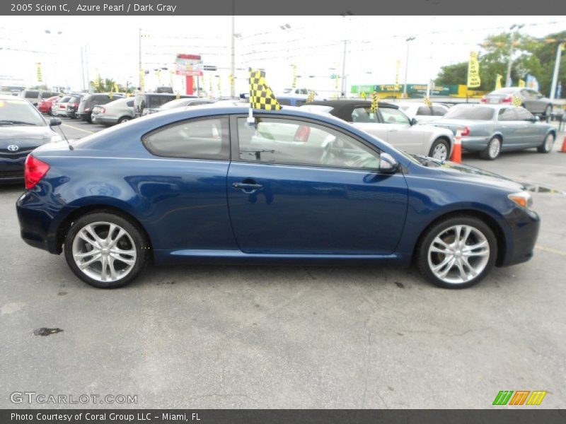 Azure Pearl / Dark Gray 2005 Scion tC