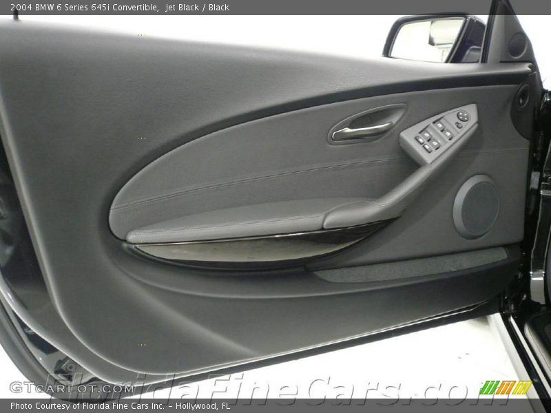 Jet Black / Black 2004 BMW 6 Series 645i Convertible