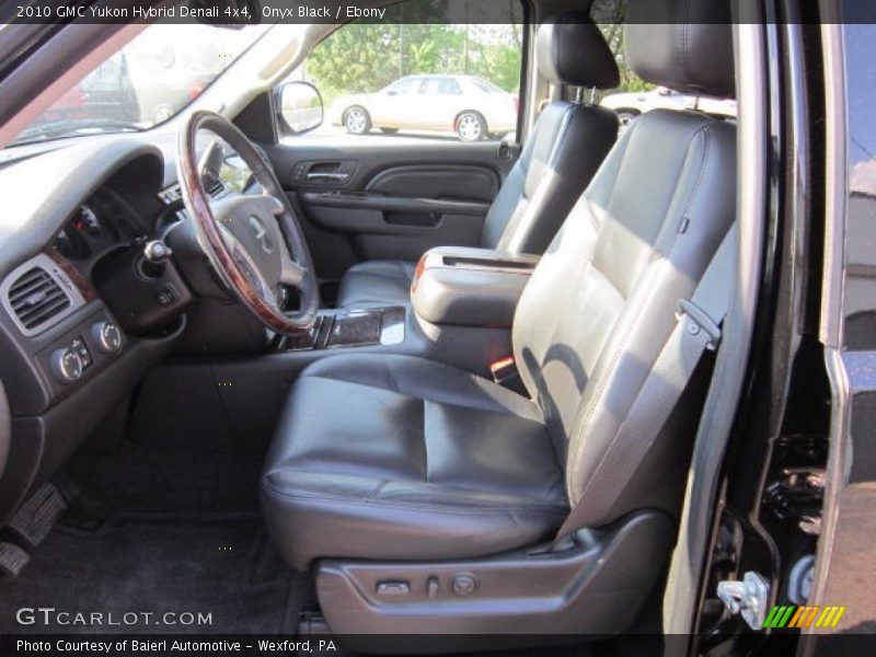  2010 Yukon Hybrid Denali 4x4 Ebony Interior