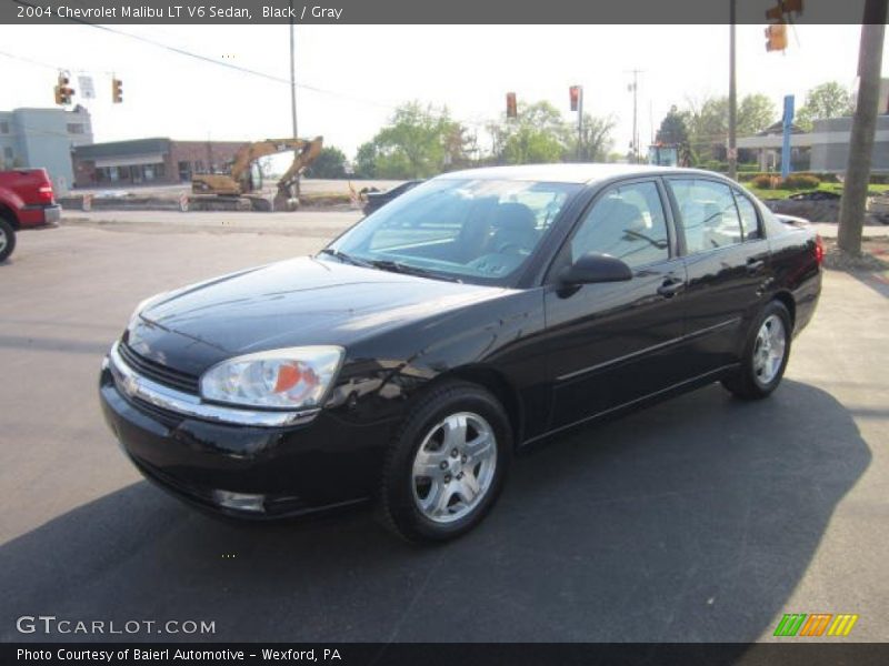 Black / Gray 2004 Chevrolet Malibu LT V6 Sedan