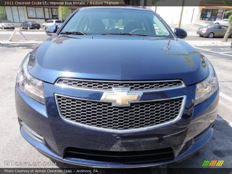 Imperial Blue Metallic / Medium Titanium 2011 Chevrolet Cruze LT