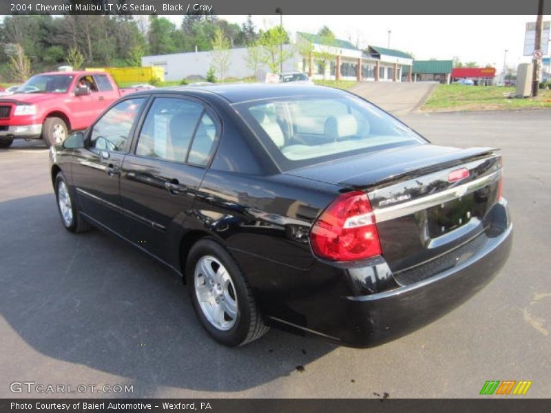 Black / Gray 2004 Chevrolet Malibu LT V6 Sedan