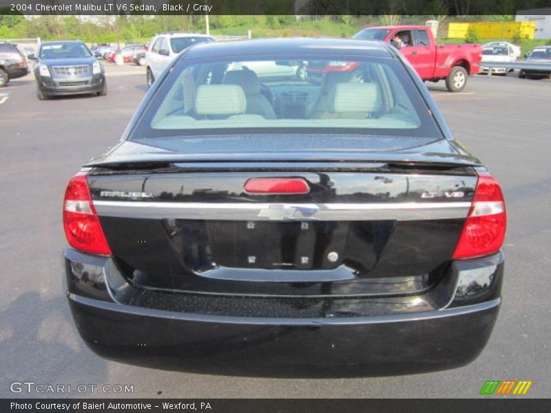 Black / Gray 2004 Chevrolet Malibu LT V6 Sedan