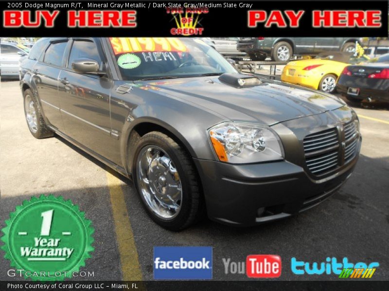 Mineral Gray Metallic / Dark Slate Gray/Medium Slate Gray 2005 Dodge Magnum R/T